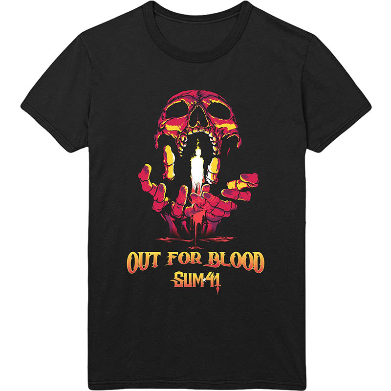 Sum 41 T-Shirt - Out For Blood With Back Print (Unisex) - FRONT
