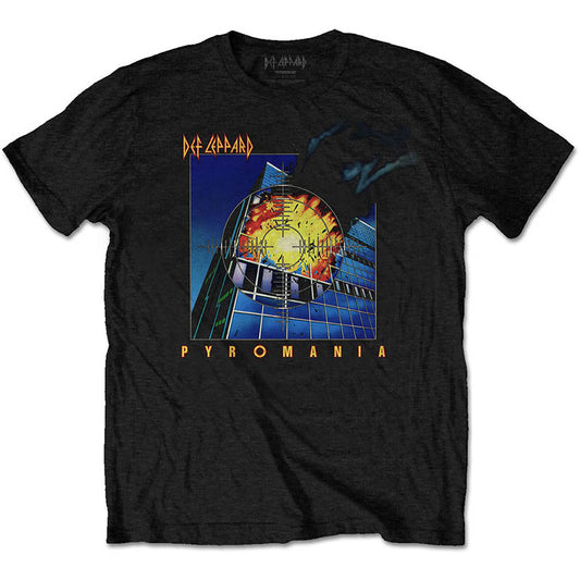 Def Leppard T-Shirt - Pyromania Album Cover (Unisex)