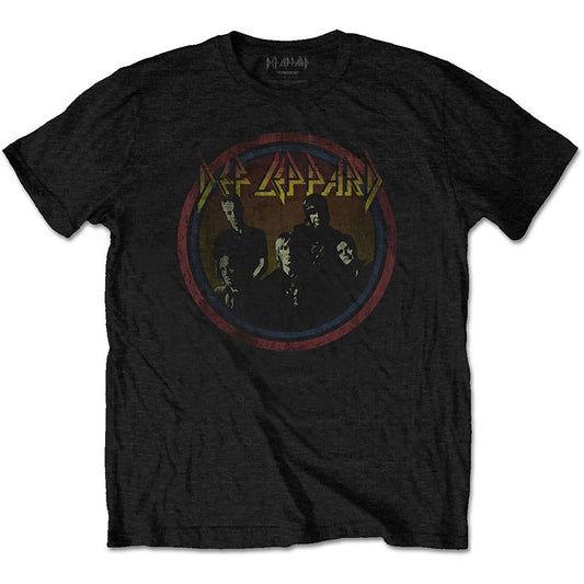 Def Leppard T-Shirt - Vintage Circle (Unisex)
