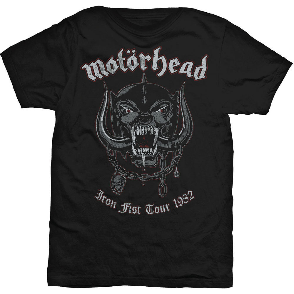 Motorhead T-Shirt - Iron Fist Tour 1982 (Unisex)