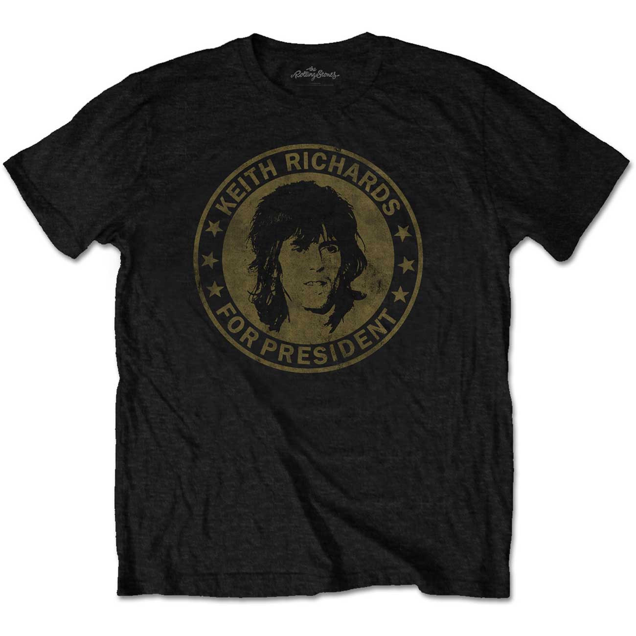 The Rolling Stones T-Shirt - Keith Richards for President (Unisex)