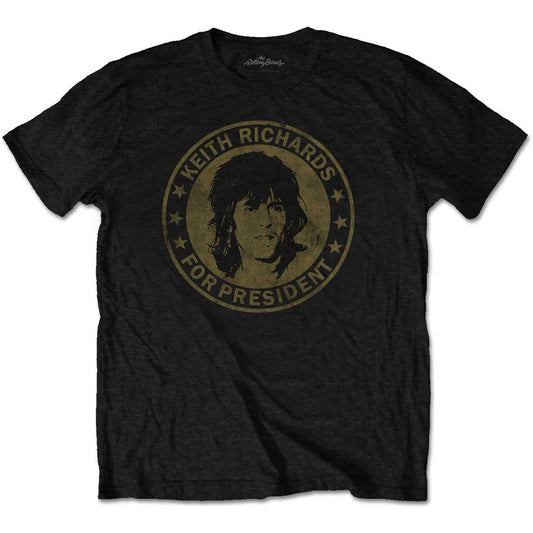 The Rolling Stones T-Shirt - Keith Richards for President (Unisex)