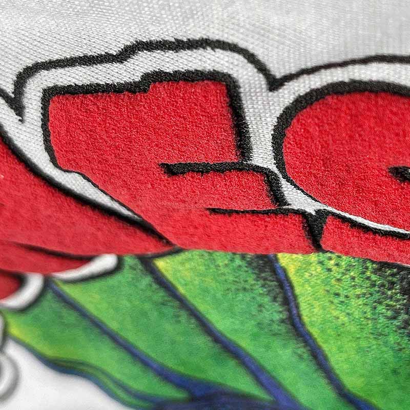The Rolling Stones T-Shirt - Sixty Stadium Dragon Hi-Build (Unisex) Detail