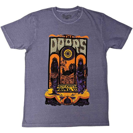 The Doors T-Shirt - Sacramento Gig Silver Glitter Print (Unisex)