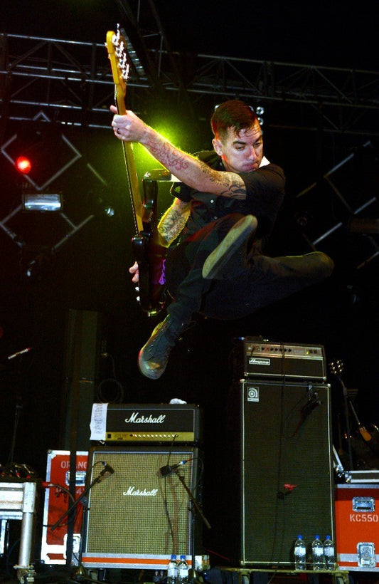 Anti-Flag - Chris Barker Jumping on Stage, Australia, 2012 Poster (2/3)