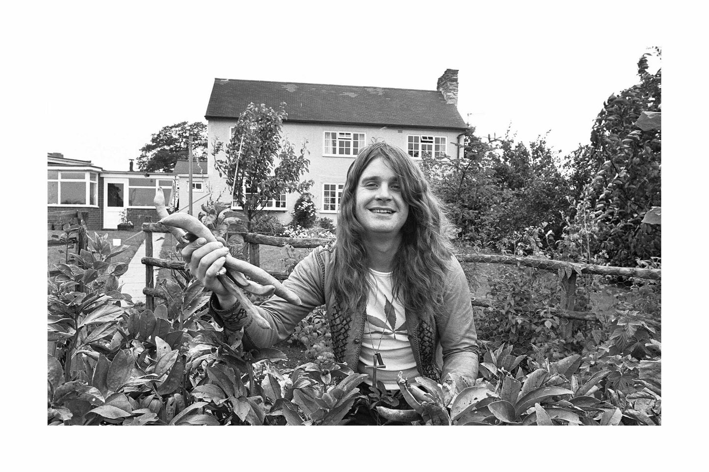 Ozzy Osbourne - At His Home Garden, England, 1978 Print 1