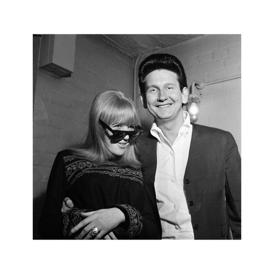 Roy Orbison - Hugging Marianne Faithfull, 1965 Print