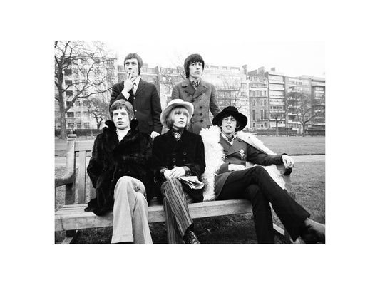 The Rolling Stones - Young and Relaxing In Style, England, 1967 Print
