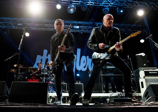 The Stranglers - On Stage with Banner Backdrop, England, 2017 Poster
