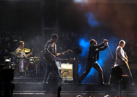 U2 - Band on a Dark Stage, Australia, 2010 Poster (3/3)