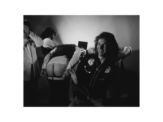 Whitesnake - Band Portrait with a Flashing Butt, England, 1982 Print (2/2)