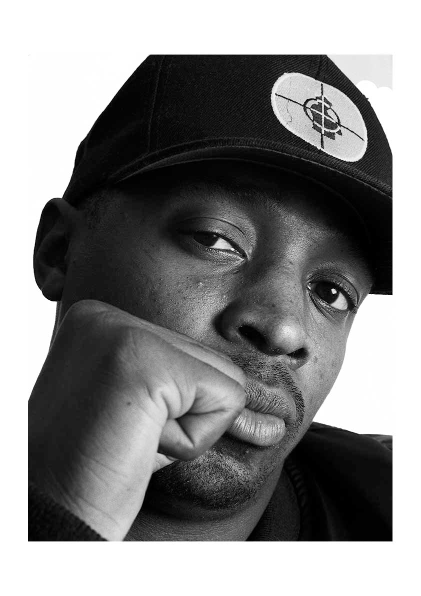 Public Enemy - Chuck D's Close-up Portrait, London, UK, June 1997 Print