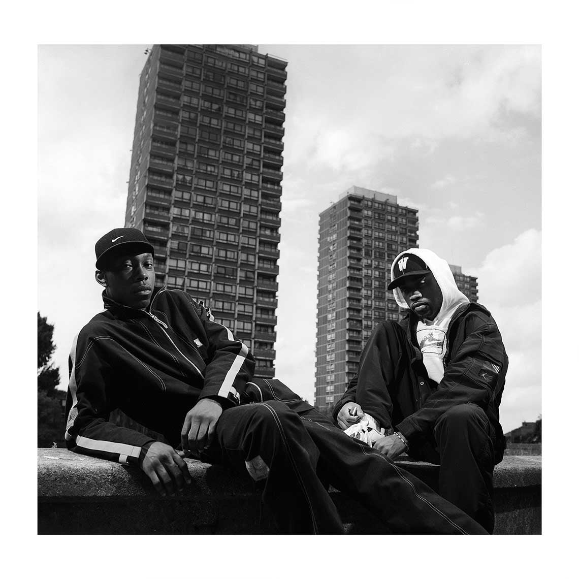 Dizzee Rascal and Wiley - Bethnal Green, London, August 2002 Print (1/2)