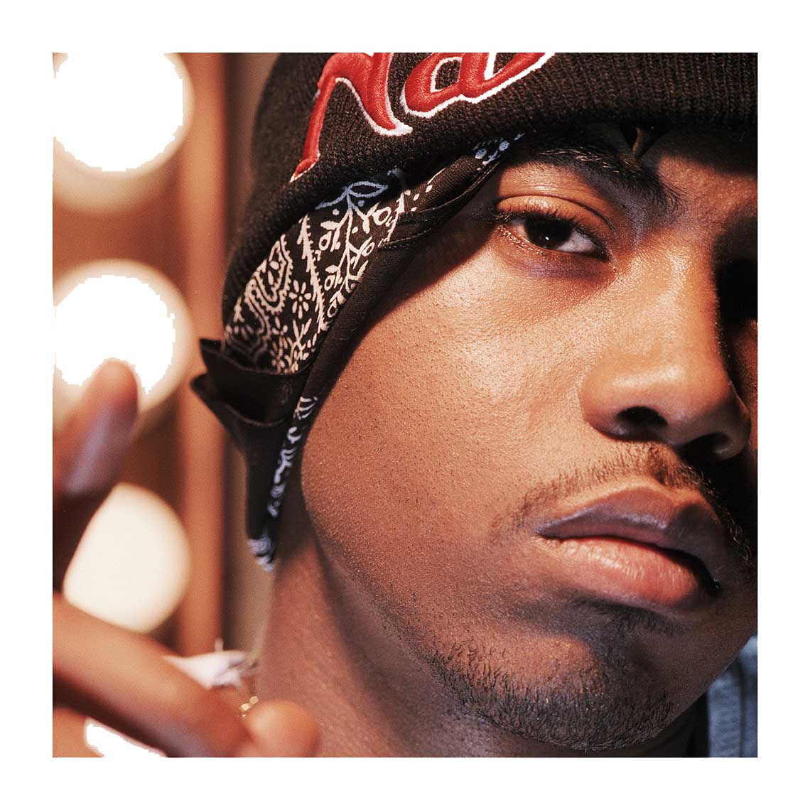 Nas -  Close-up Portrait in London, circa 2000 Print