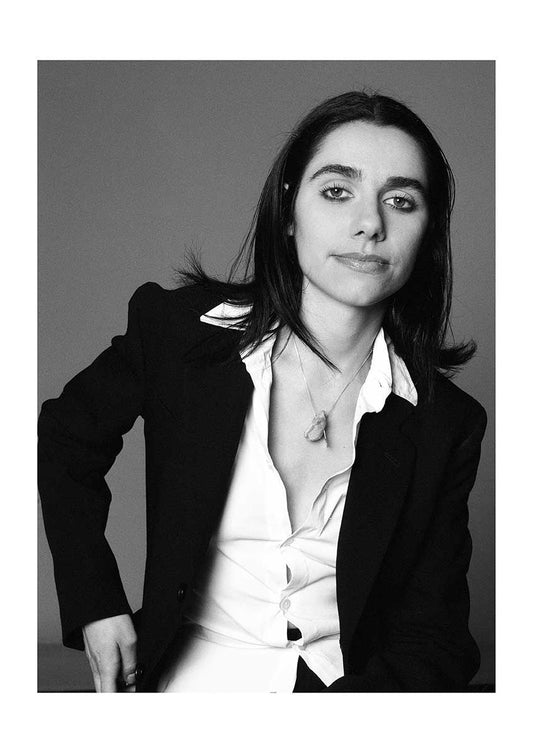 PJ Harvey -  Black & White Studio Portrait, London, 1995 Print