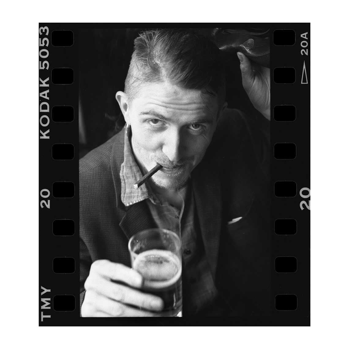 Billy Childish - Shot in Camden, London, United Kingdom, July 1990 Print