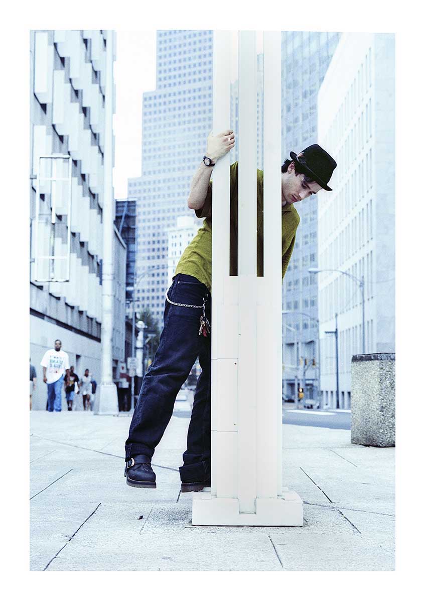 Jeff Buckley -  Posing Outdoors in Atlanta, Georgia, USA, August 1994 Print (3/3)