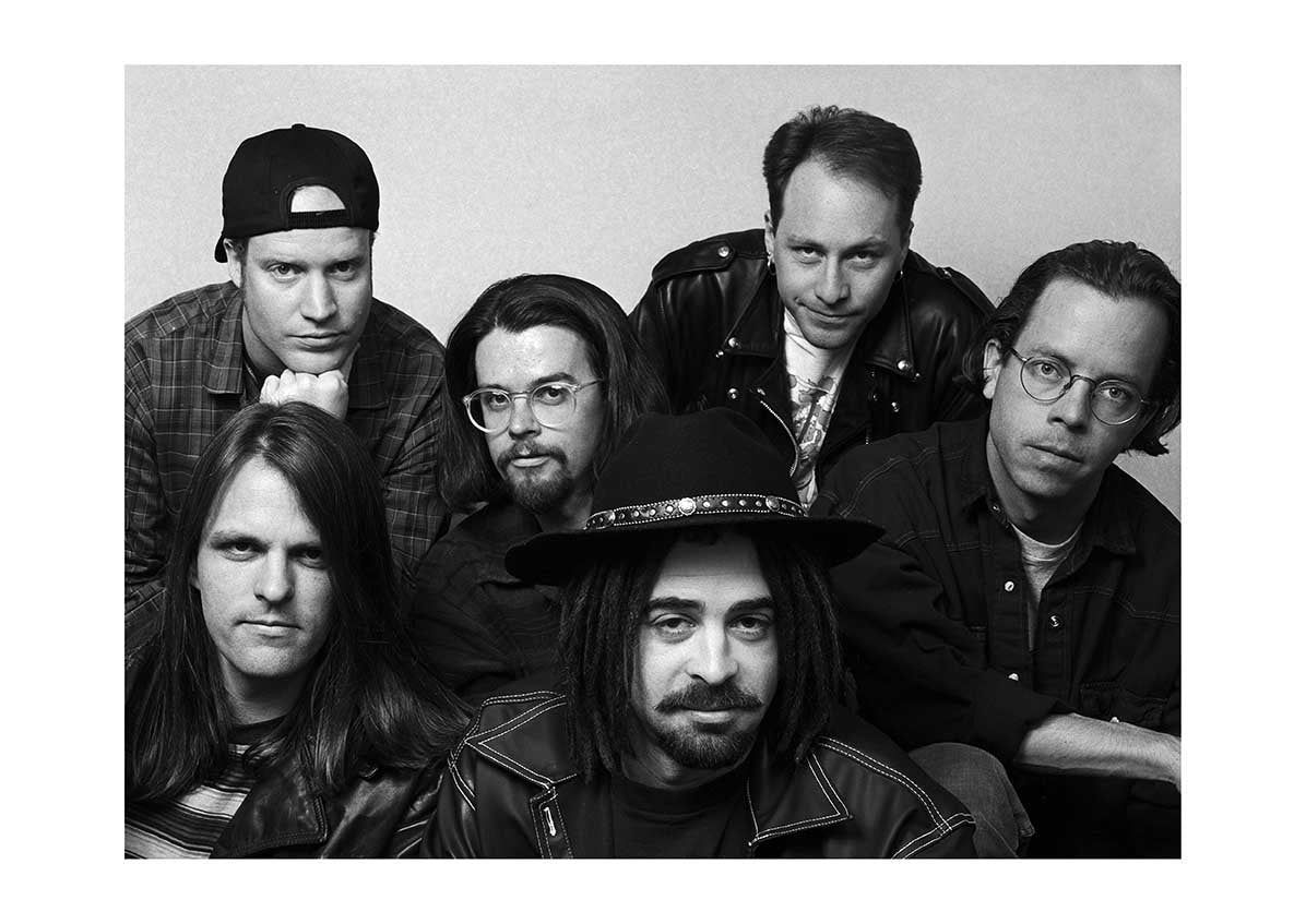 Counting Crows - Band Studio Portrait, Dublin, Ireland, 1994