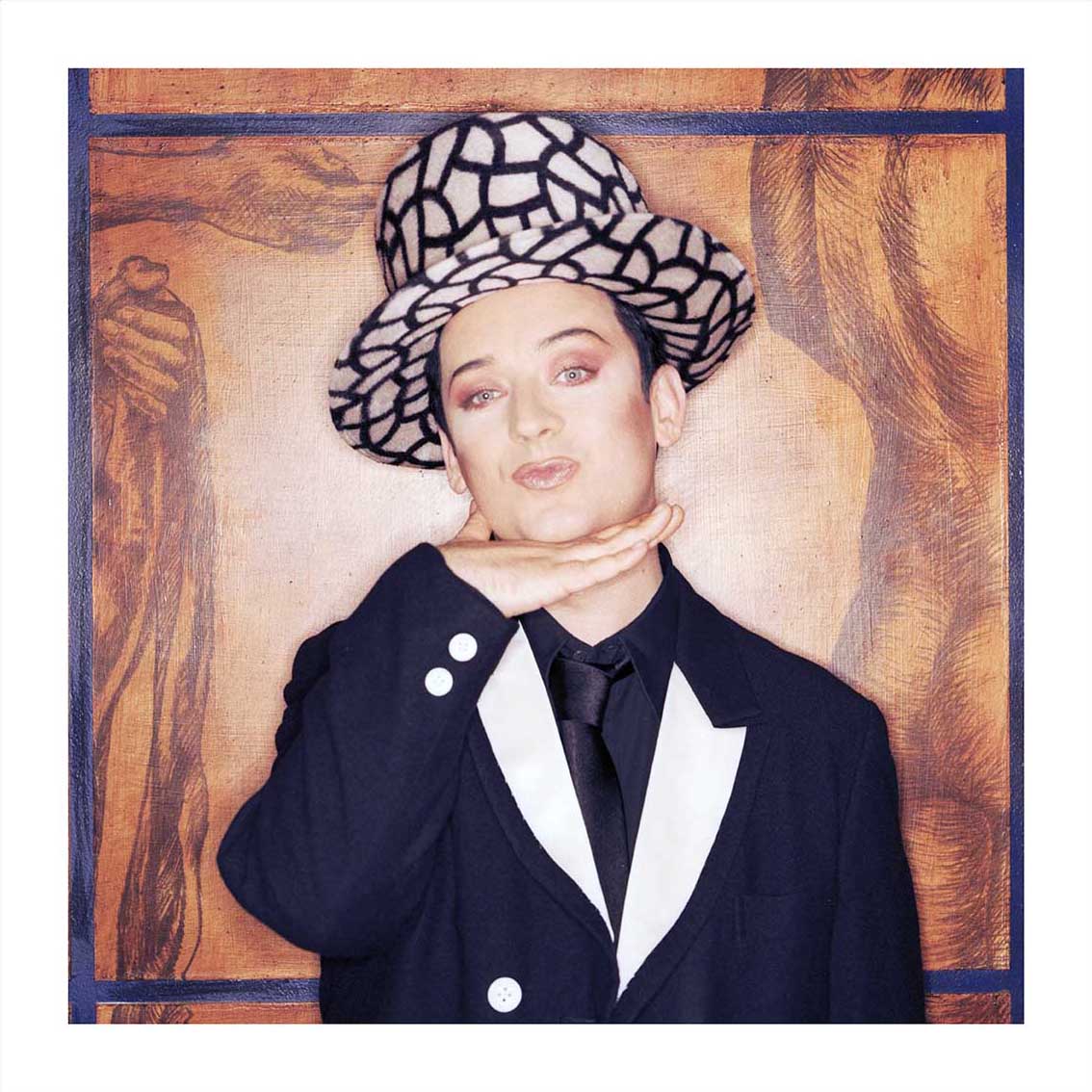 Culture Club - Boy George Wearing a Suit and Hat, London, 1998 Print (1/2)