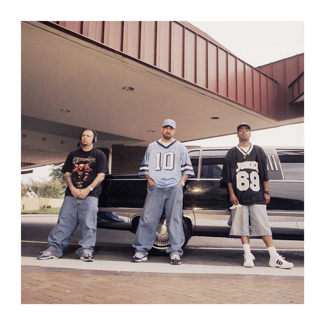 Cypress Hill - Posing by a Limousine, Los Angeles, United States, August 1998 Print