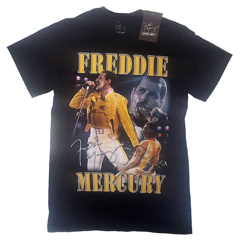 Queen T-Shirt - Freddie Mercury Live Homage (Unisex)