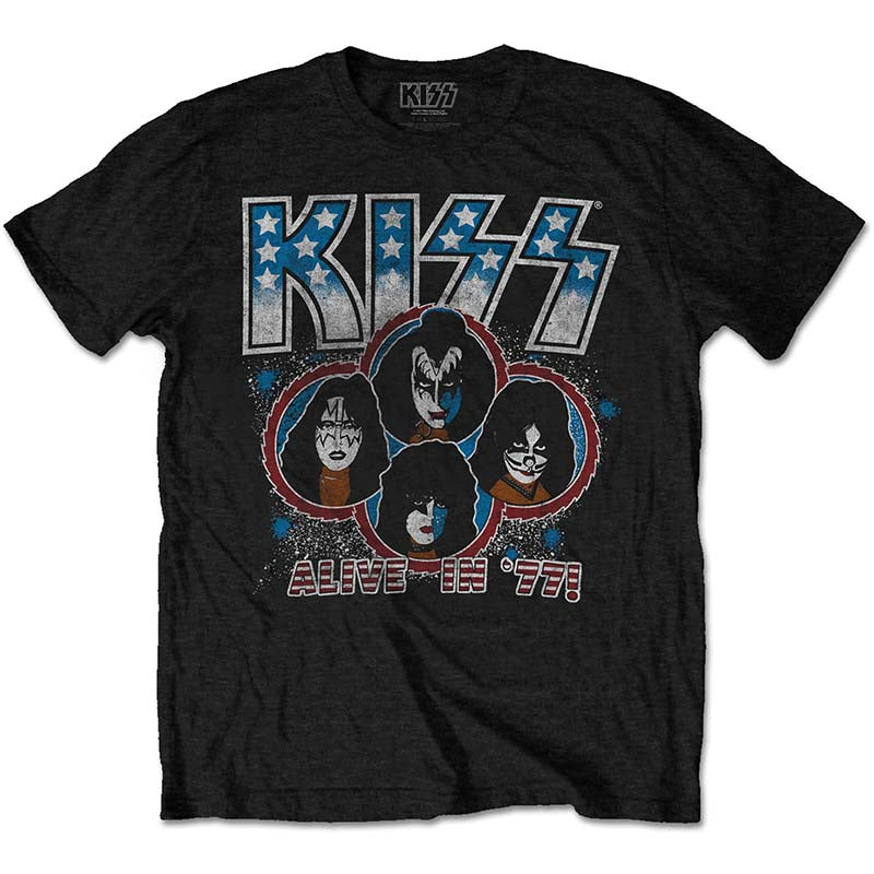 Kiss T-Shirt - Alive in '77 (Unisex)