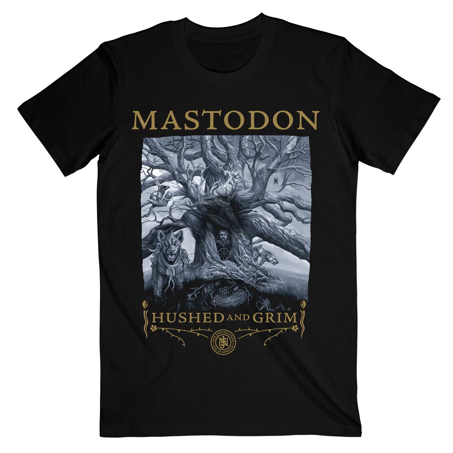 Mastodon T-Shirt - Hushed and Grim Album Cover (Unisex)