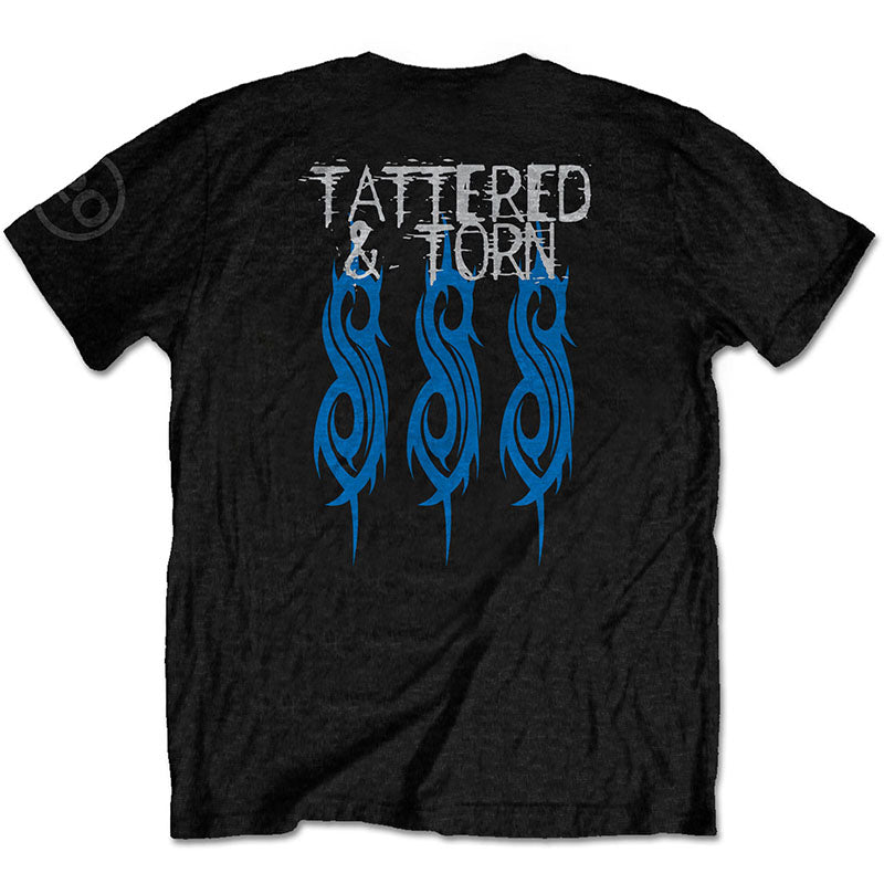 Slipknot T-Shirt - Tattered & Torn 20th Anniversary With Back Print (Unisex) - Back