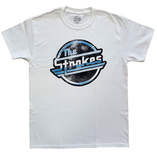 The Strokes White T-Shirt - Logo (Unisex)