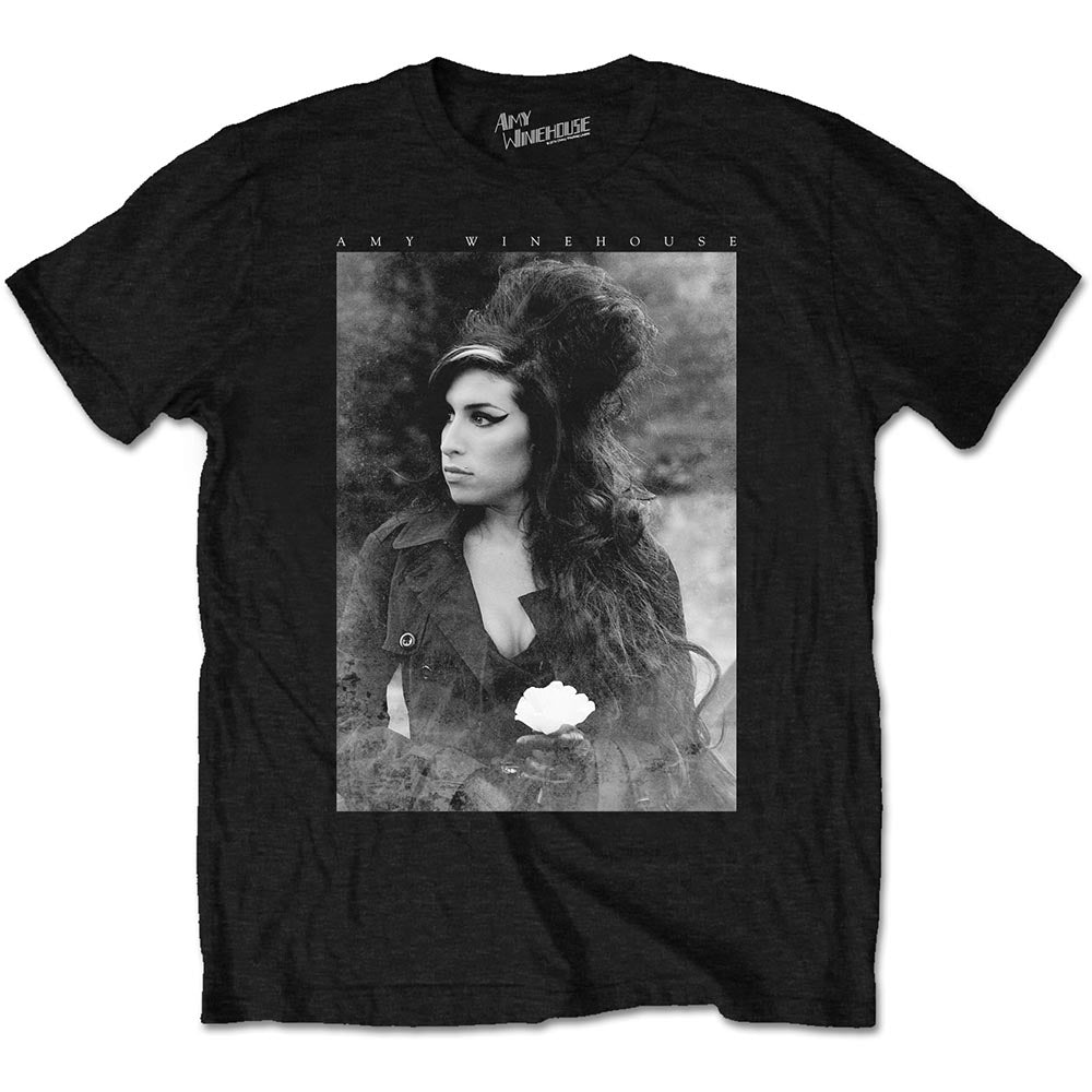 Amy Winehouse T-Shirt - Flower Portrait (Unisex)