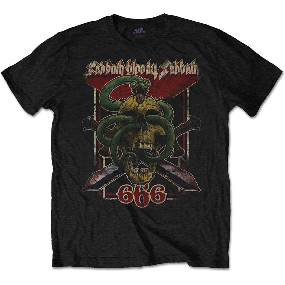 Black Sabbath T-Shirt - Sabbath Bloody Sabbath 666 (Unisex)