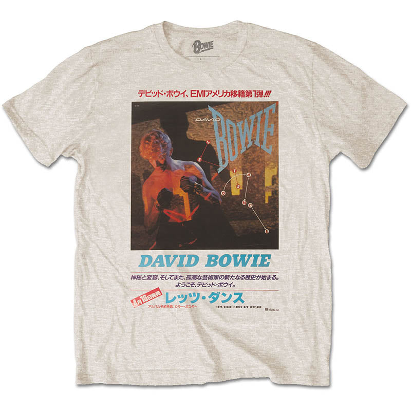 David Bowie T-Shirt - Let's Dance Japanese (Unisex)