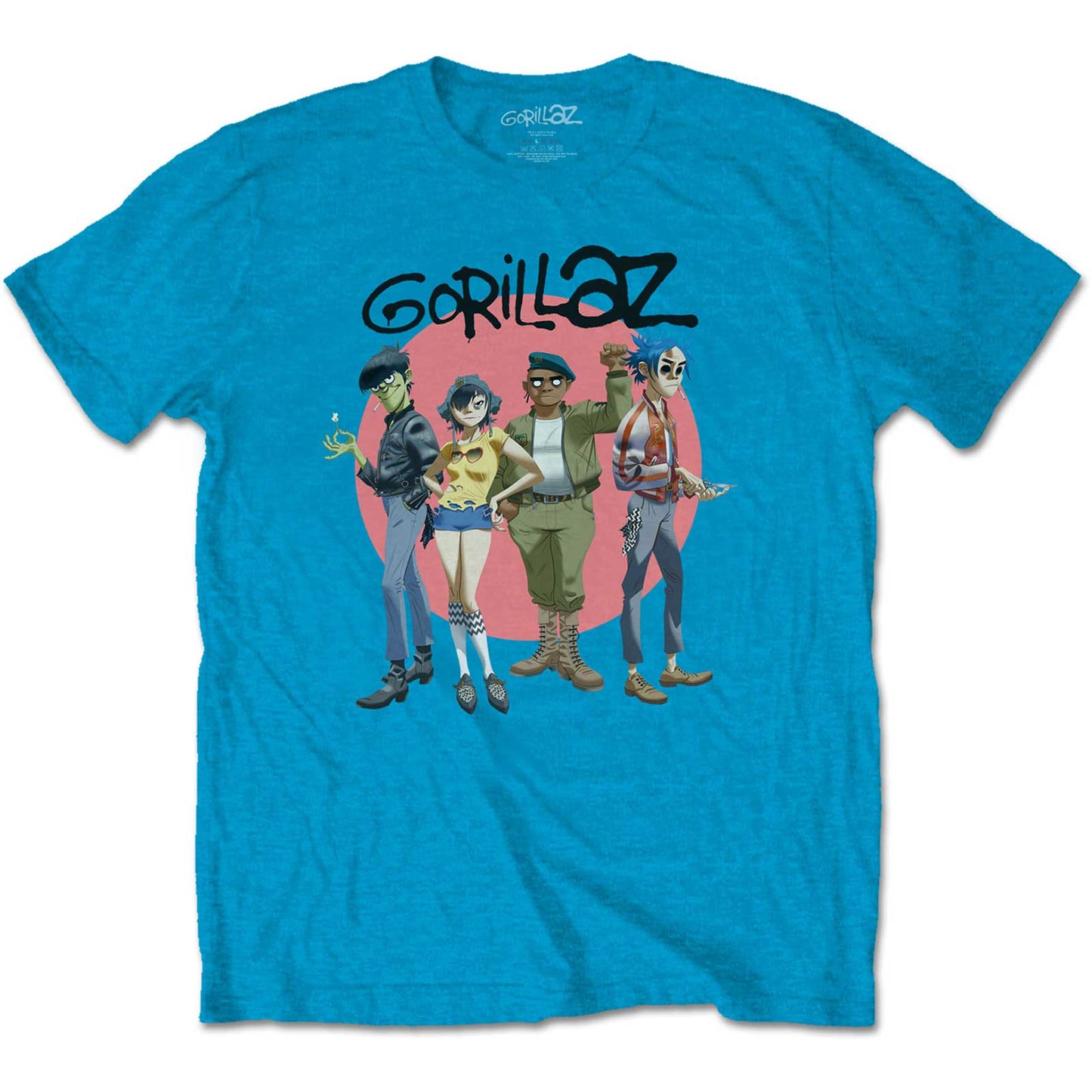 Gorillaz T-Shirt - Circle Rise (Unisex)