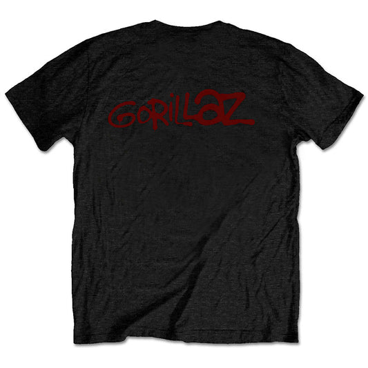 Gorillaz T-Shirt - Red Logo (Unisex)