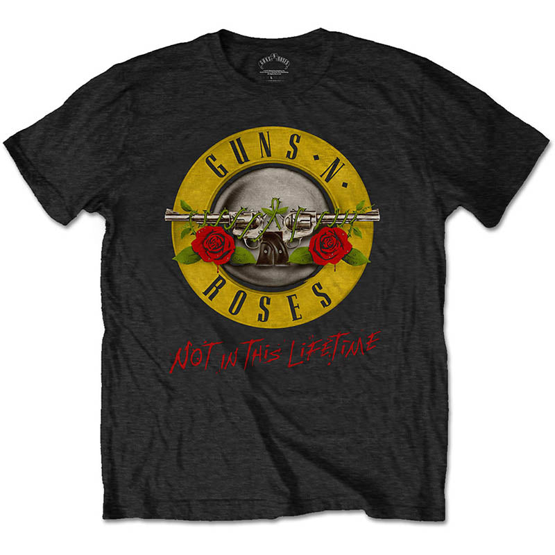 Guns N' Roses T-Shirt - Not In This Lifetime Tour With Back Print (Unisex) fRONT