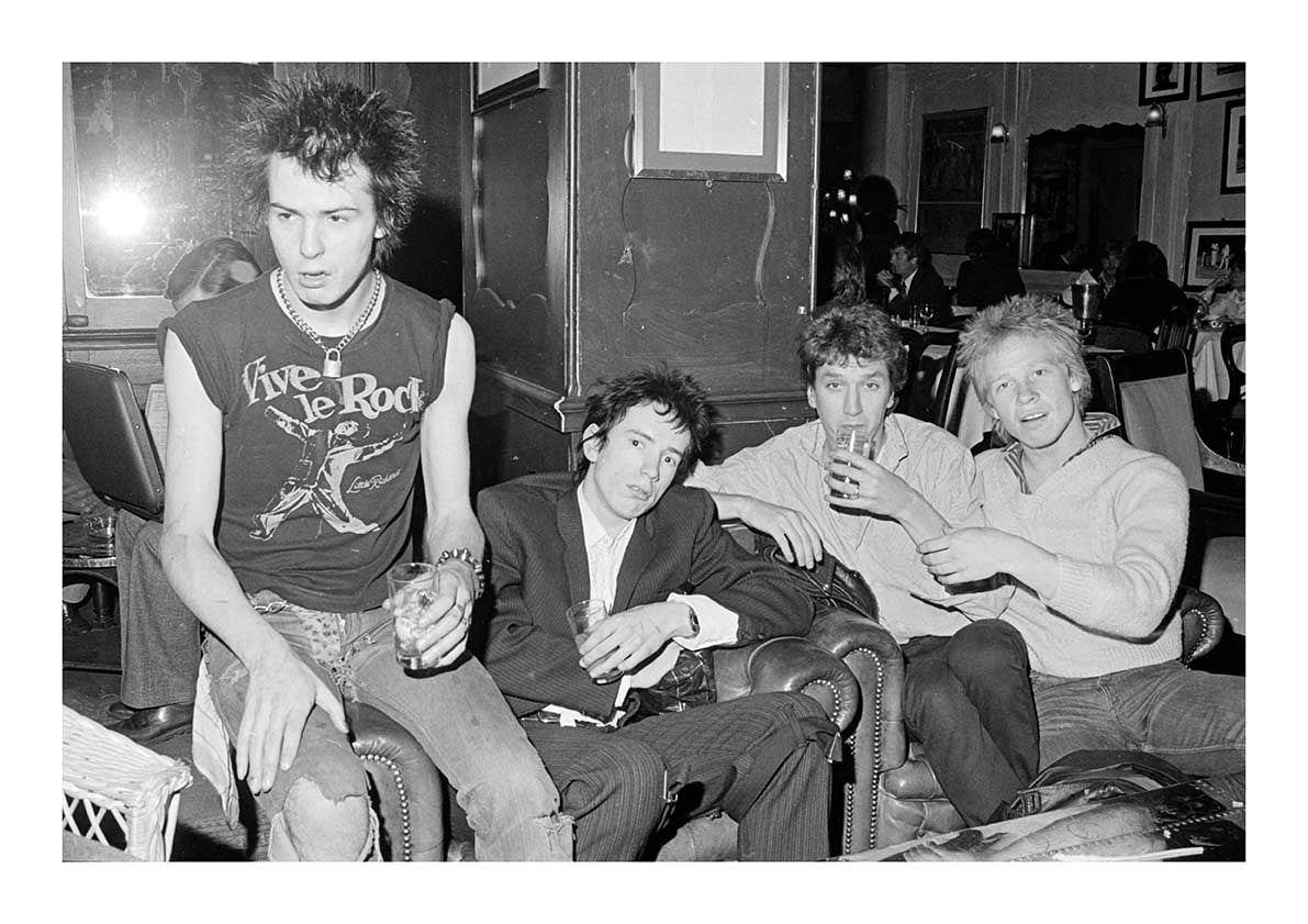 The Sex Pistols - Pictured in a London Pub, 1976