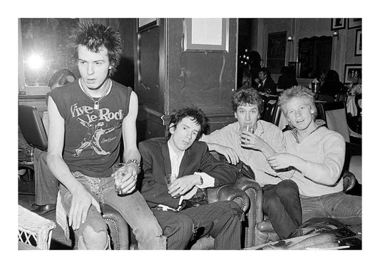 The Sex Pistols - Pictured in a London Pub, 1976