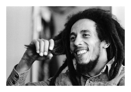 Bob Marley - During an Interview with the Daily Mirror After Being Banned from Performing in London due to Muggings that Occurred at his Previous Concert, 1978 (1/2) Print