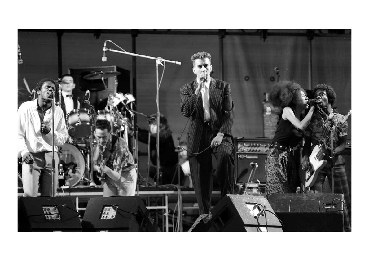 The Specials - Terry Hall at the Outdoor Concert in Aid of Racial Harmony, 1981