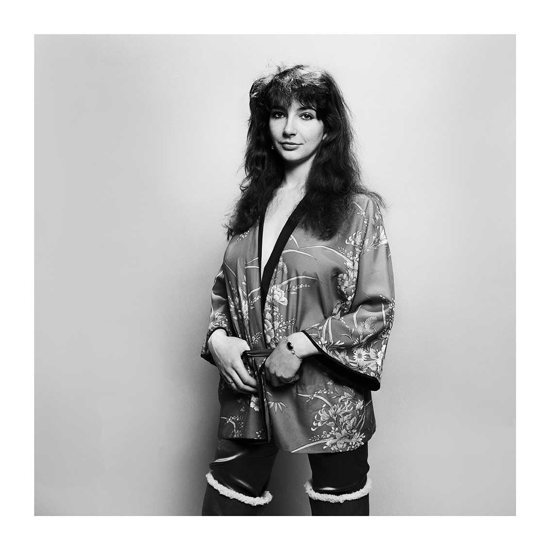 Kate Bush - Posing in a Kimono, March 1978