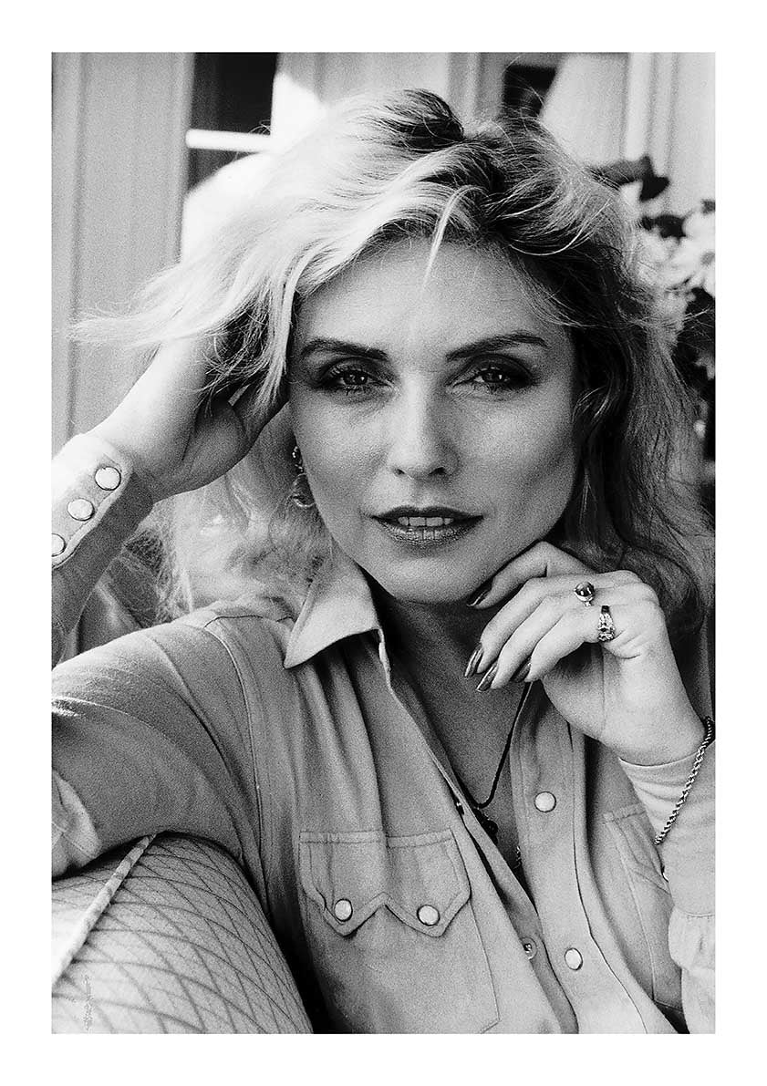Blondie - Debbie Harry Posing in the 1980s (1/2) Print