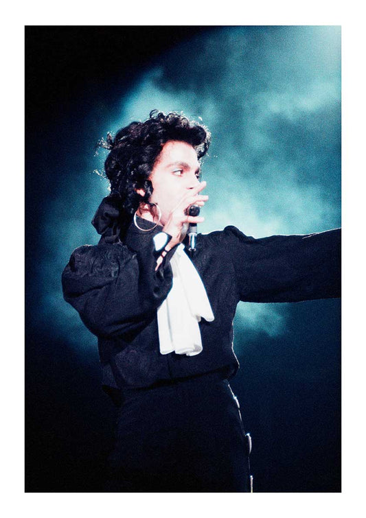 Prince - Performing on Stage at Wembley Stadium, London, 1988 Print