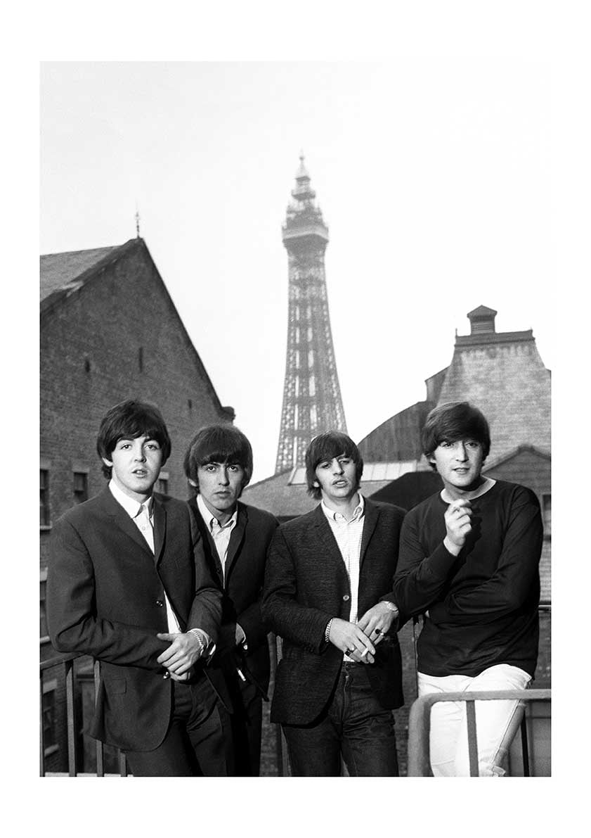 The Beatles - Before a Concert at the Opera House in Blackpool, 1964 Print