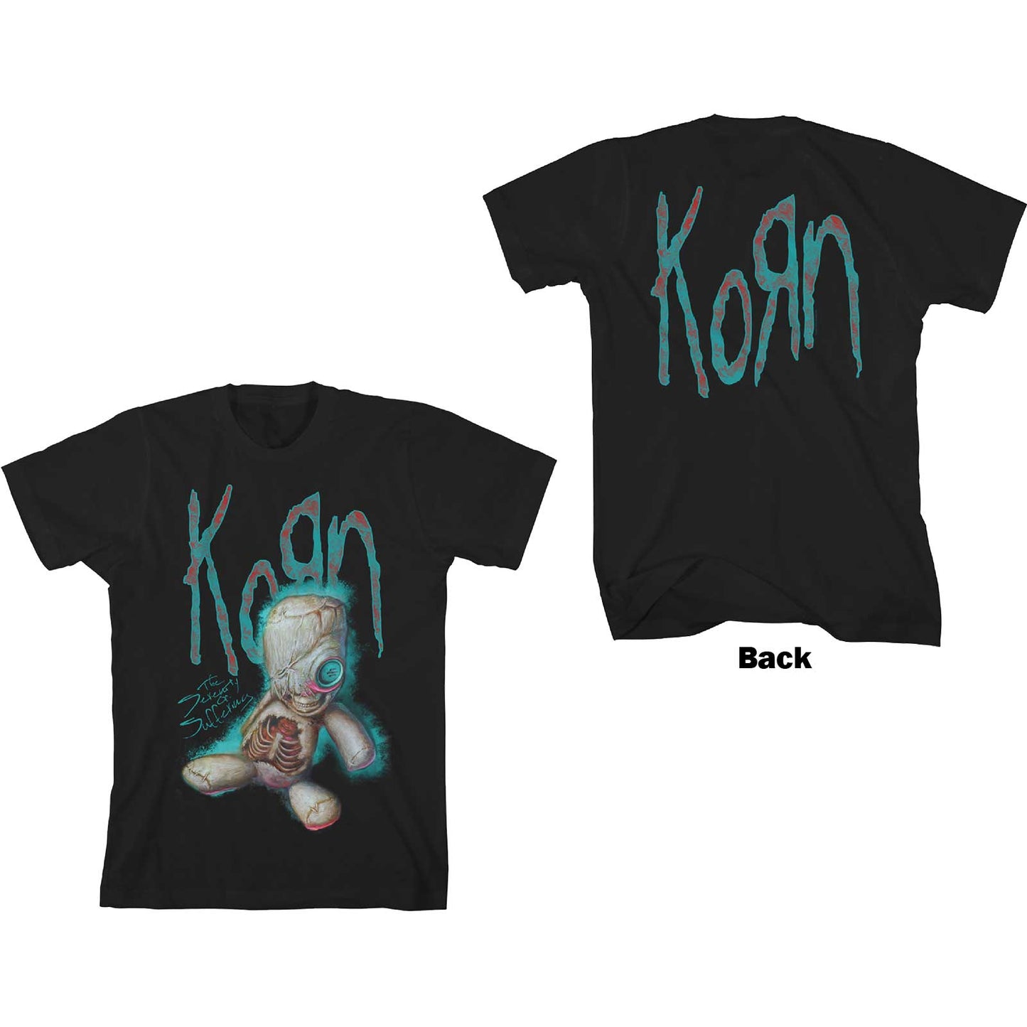 Korn T-Shirt - SOS Doll With Back Print (Unisex) - Front & Back