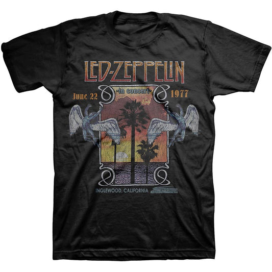 Led Zeppelin T-Shirt - Inglewood, California, June 1977 (Unisex)