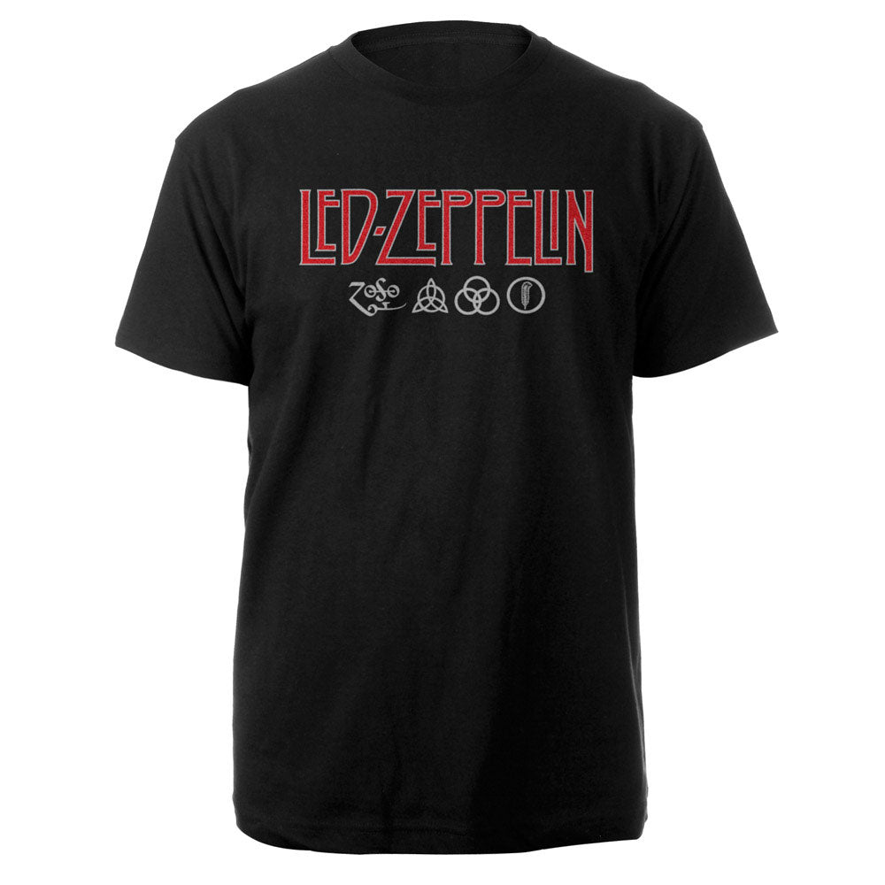 Led Zeppelin T-Shirt - Logo & Symbols (Unisex)
