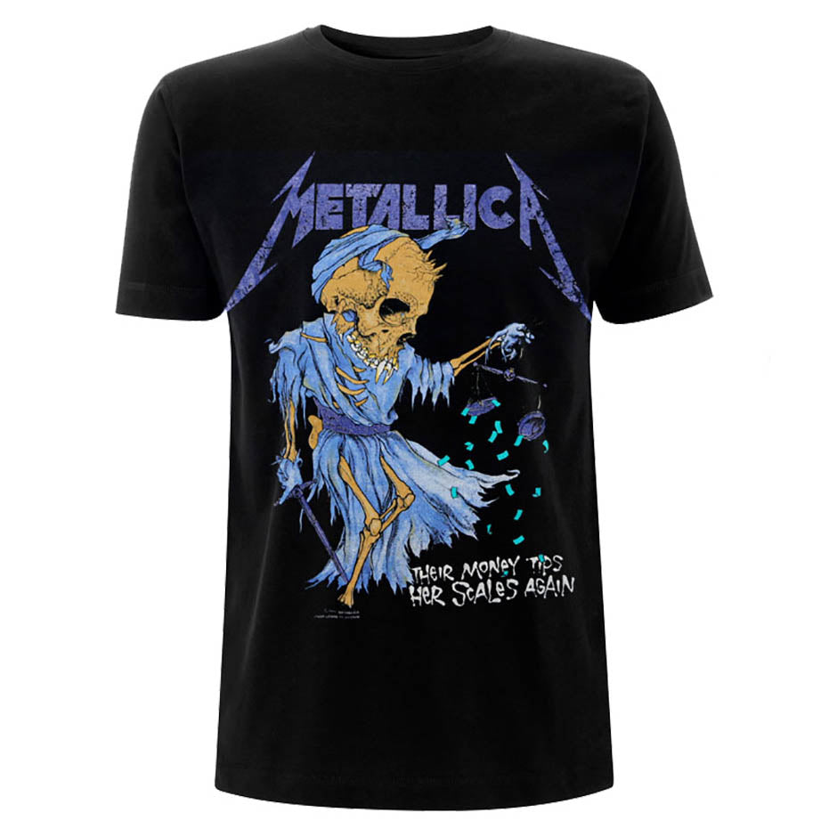 Metallica T-Shirt - Doris With Back Print (Unisex) - Front