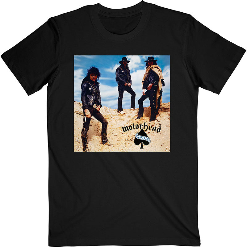 Motorhead T-Shirt - Ace of Spades Album Cover With Back Print (Unisex) Front