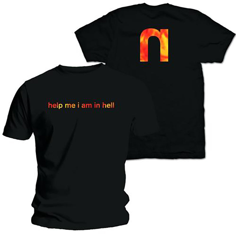 Nine Inch Nails T-Shirt - Help Me I Am In Hell With Back Print (Unisex) - Back