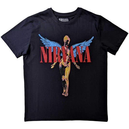 Nirvana T-Shirt - In Utero Red & Blue (Unisex)